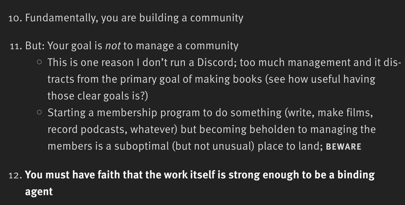 Excerpt from Craig Mod's Rules - 2